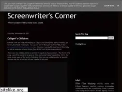 Sites similar to screenwriterscorner.blogspot.com