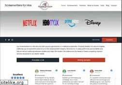 Sites similar to screenwritersforhire.com