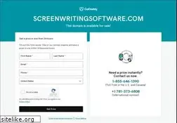Sites similar to screenwritingsoftware.com