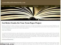 Sites similar to screwedbyashforduniversity.com