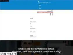Sites similar to screwmachinejobs.com