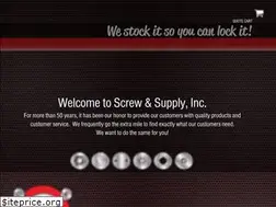 Sites similar to screwsupply.com