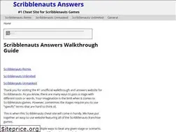 Sites similar to scribblenautsanswers.com