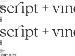 Sites similar to scriptandvine.com
