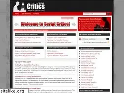 Sites similar to scriptcritics.com