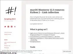 Sites similar to scriptingosx.com