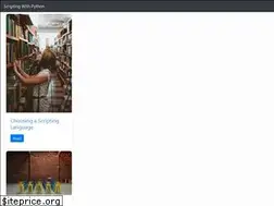 Sites similar to scriptingwithpython.com