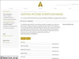 Sites similar to scriptlist.oscars.org