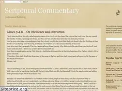 Sites similar to scripturalcommentary.blogspot.com
