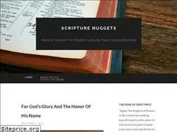 Sites similar to scripturenuggets.wordpress.com