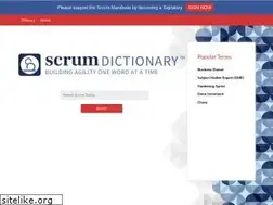 Sites similar to scrumdictionary.com