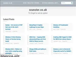 Sites similar to scunster.co.uk