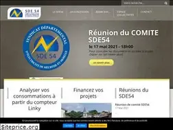 Sites similar to sde54.fr