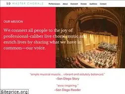Sites similar to sdmasterchorale.org