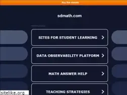 Sites similar to sdmath.com
