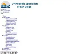 Sites similar to sdorthopedics.com