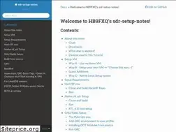 Sites similar to sdr-setup-notes.readthedocs.io