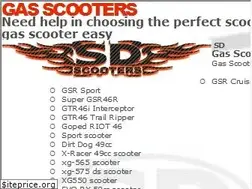 Sites similar to sdscooters.com