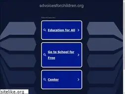 Sites similar to sdvoicesforchildren.org