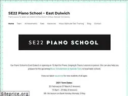 Sites similar to se22piano.co.uk