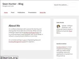 Sites similar to sean-hunter.io