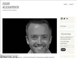 Sites similar to seanalexander.com