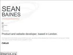 Sites similar to seanbaines.com