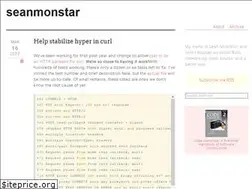 Sites similar to seanmonstar.com