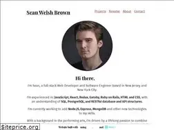 Sites similar to seanwelshbrown.com