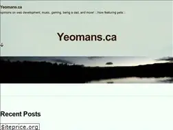 Sites similar to seanyeomans.com