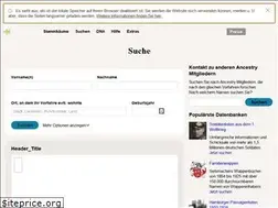 Sites similar to search.ancestry.de