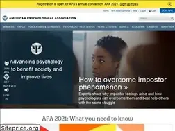 Sites similar to search.apa.org