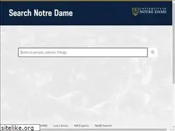 Sites similar to search.nd.edu