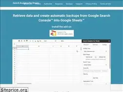 Sites similar to searchanalyticsforsheets.com