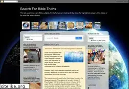 Sites similar to searchforbibletruths.blogspot.com