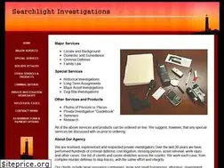 Sites similar to searchlightinvestigations.com