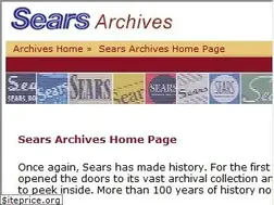 Sites similar to searsarchives.com
