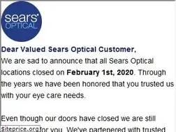 Sites similar to searsoptical.com