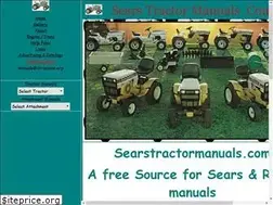 Sites similar to searstractormanuals.com