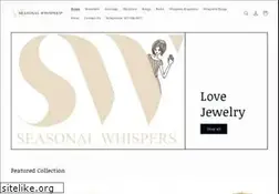 Sites similar to seasonalwhispers.com