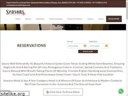 Sites similar to seasonshotelgoa.com