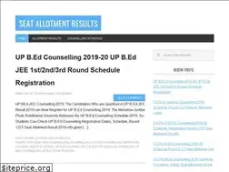 Sites similar to seatallotmentresults.in