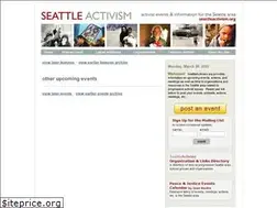 Sites similar to seattleactivism.org