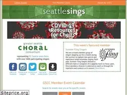 Sites similar to seattlesings.org