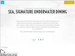 Sites similar to seaunderwaterrestaurant.com