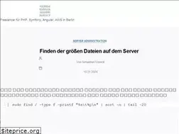 Sites similar to sebastianviereck.de
