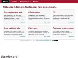 Sites similar to sebastienadam.be