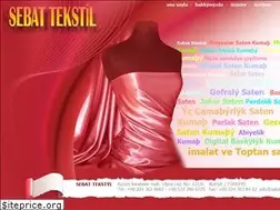 Sites similar to sebattekstil.com