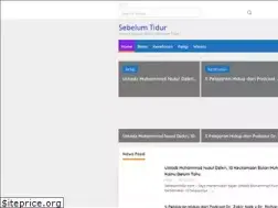 Sites similar to sebelumtidur.com