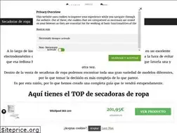Sites similar to secadoraderopa.net